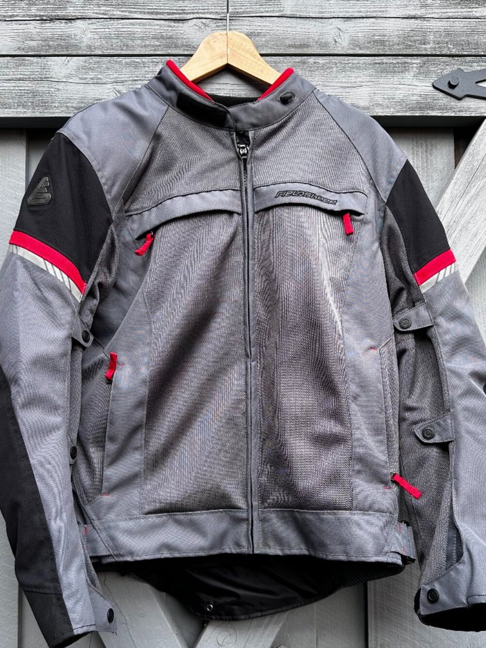 🎁 FieldSheer Motorcycle Jacket with Removable Thermal Liner – Size Small